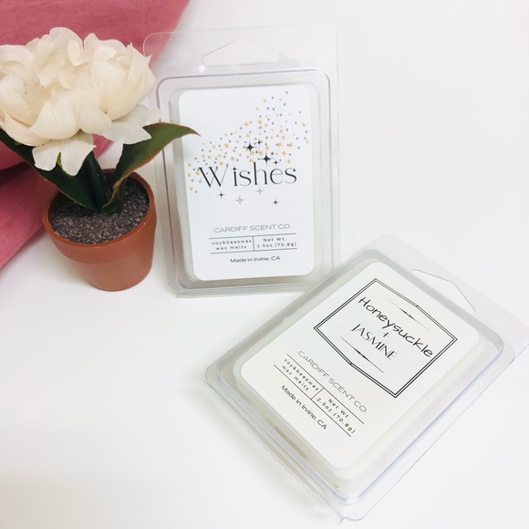 2 Wax Melts Wishes & Honeysuckle Jasmine - Picture 3 of 3